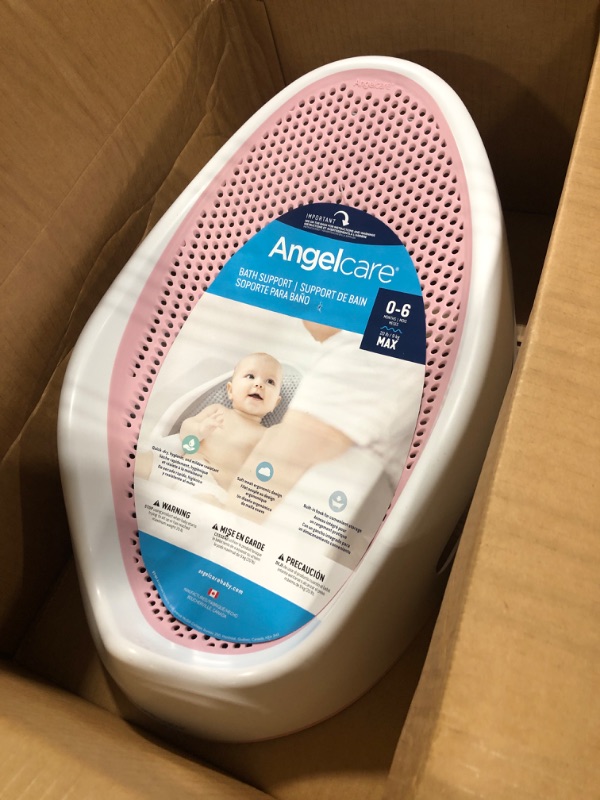 Photo 2 of Angelcare Baby Bath Support (Pink) | Ideal for Babies Less than 6 Months Old