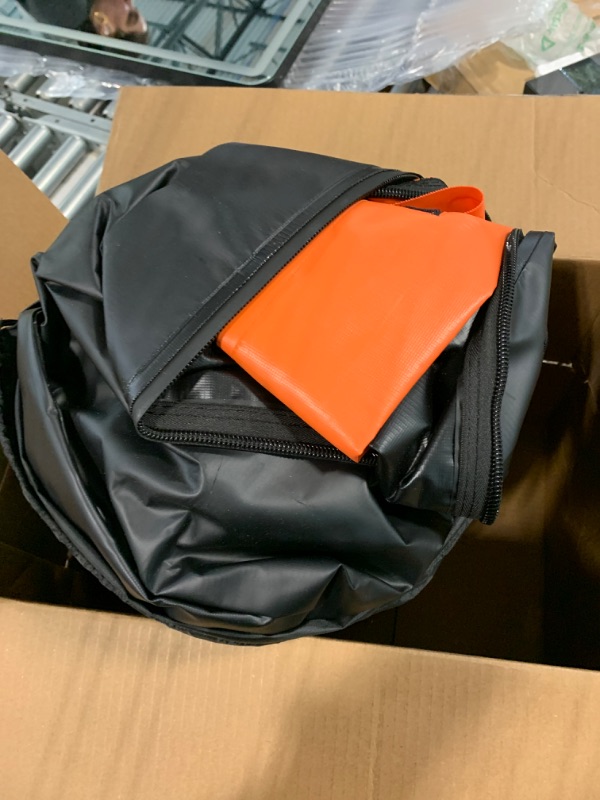 Photo 1 of MeeFar Car Roof Bag XBEEK Rooftop top Cargo Carrier Bag Waterproof 15 Cubic feet for All Cars with/Without Rack, Includes Anti-Slip Mat, 8 Reinforced Straps, 6 Door Hooks, Luggage Lock