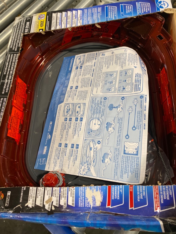 Photo 1 of BEYBLADE Burst Turbo Slingshock Rail Rush Battle Set -- Complete Set Burst Beystadium, Battling Tops, and Launchers (Amazon Exclusive)