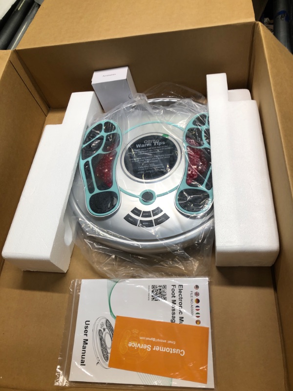 Photo 1 of Foot Circulation Stimulator (FSA HSA Eligible) with TENS & EMS - Improve and Facilitate Muscle Performance for Neuropathy, Diabetes, Relieve Pains and Cramps, Best Gifts for Women, Men, Elder
