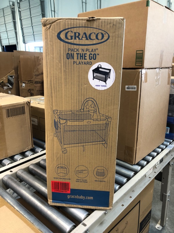 Photo 1 of Graco® Pack ‘n Play® On The Go™ Playard, Kaden W/ Bassinet Insert Kaden
