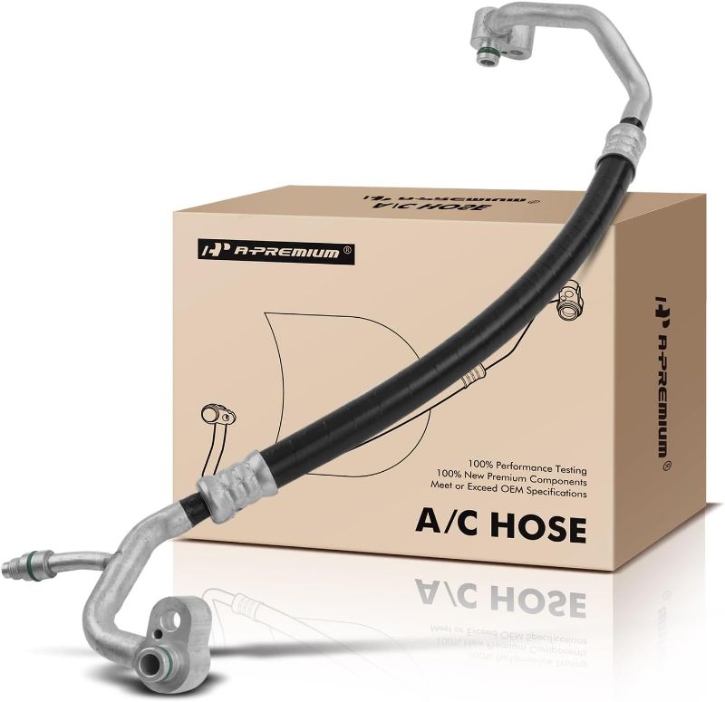 Photo 2 of A-Premium A/C Discharge Line Hose Assembly Compatible with Audi & Volkswagen Models, A3 Quattro GTI Jetta Eos Golf R 1.8L 2.0L, Compressor to Condenser