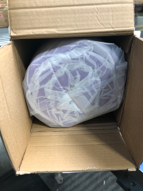 Photo 1 of SINWEEK 3 Inch Gel Memory Foam Mattress Topper Ventilated Soft Mattress Pad, Bed Topper, CertiPUR-US Certified, Full Size, Purple Full 3 Inch