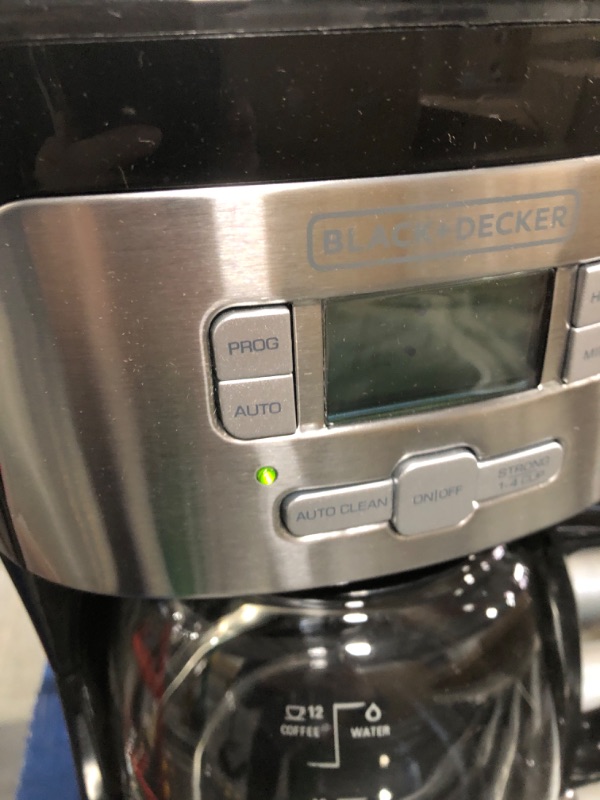 Photo 5 of BLACK+DECKER 12-Cup Programmable Coffee Maker, Black
