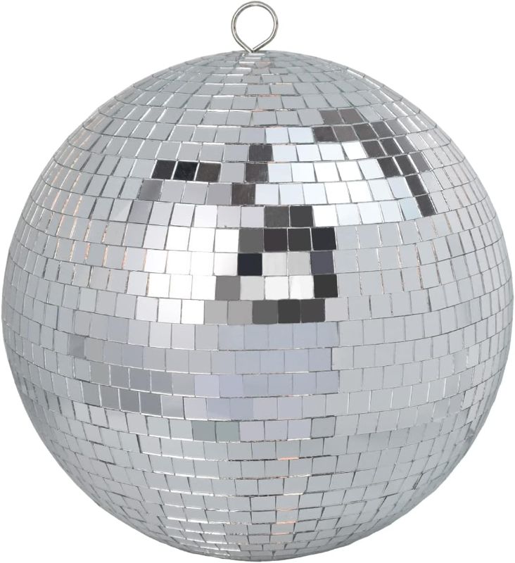 Photo 1 of 10" Mirror Disco Ball Great for a Party or Dj Light Effect Christmas

