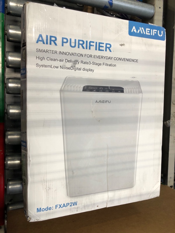 Photo 2 of Air Purifiers for Bedroom Home Large Room, Coverage up to 1000ft², AMEIFU Air Purifiers, H13 True HEPA Air Filter for Pets Hair, Dander, Smoke, Pollen, Sleep Mode Lower than 15db Air Cleaner