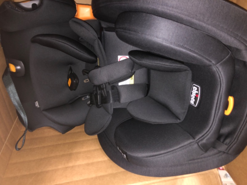 Photo 3 of Chicco OneFit ClearTex All-in-One, Rear-Facing Seat for Infants 5-40 lbs, Forward-Facing Car Seat 25-65 lbs, Booster 40-100 lbs, Convertible| Obsidian/Black
