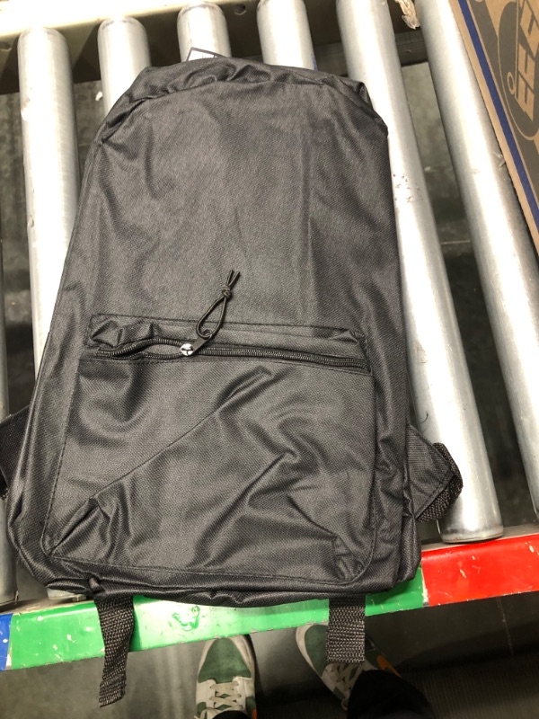Photo 1 of 15.25 inch Black Backpack