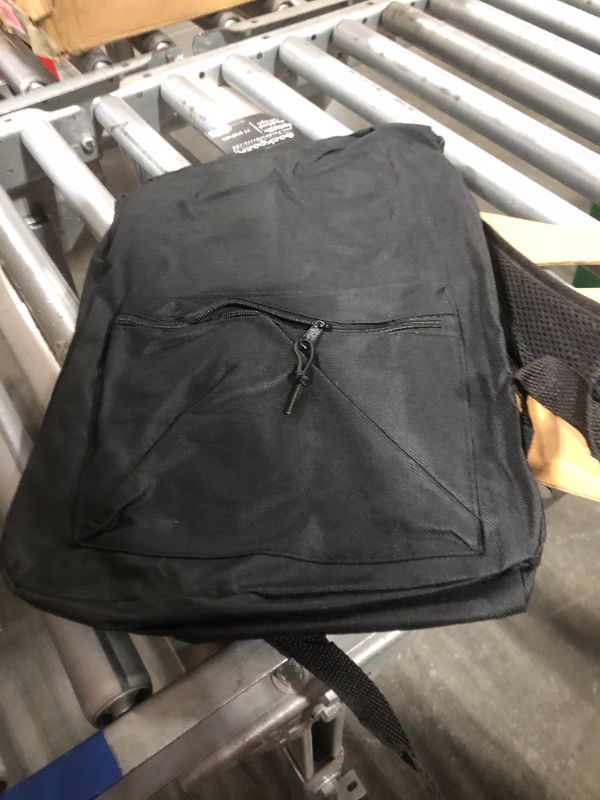 Photo 2 of 17" Basic Backpack in BLACK