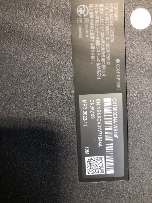 Photo 4 of Asus Chromebook CX1500 Celeron Dual-Core N3350 1.1GHz 64GB eMMC 4GB 15.6" (1920x1080) NanoEdge CHROME OS BLACK