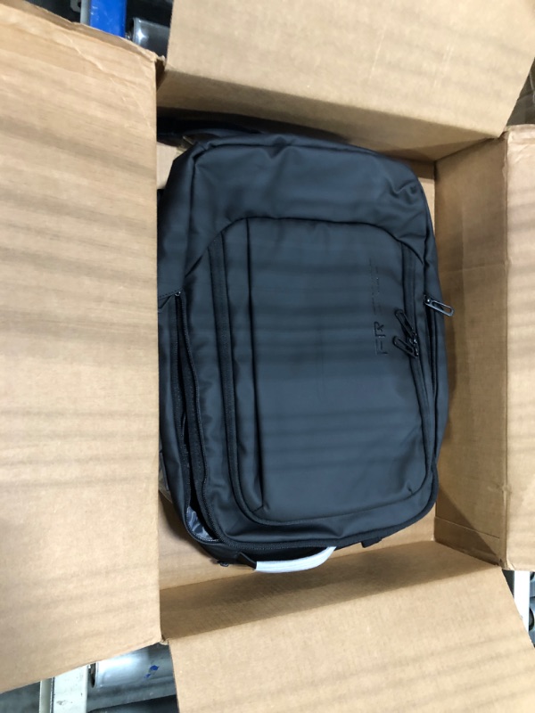 Photo 3 of FENRUIEN Business Laptop Backpack for Men, Slim USB Travel Backpack Lightweight Water Resistant Unisex Work/College 15.6 Inch Computer Backpack