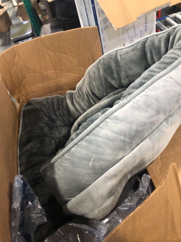 Photo 1 of Bedsure Orthopedic Dog Bed for Large Dogs - Big Washable Dog Sofa Bed Large, Supportive Foam Pet Couch Bed with Removable Washable Cover, Waterproof Lining and Nonskid Bottom, Grey