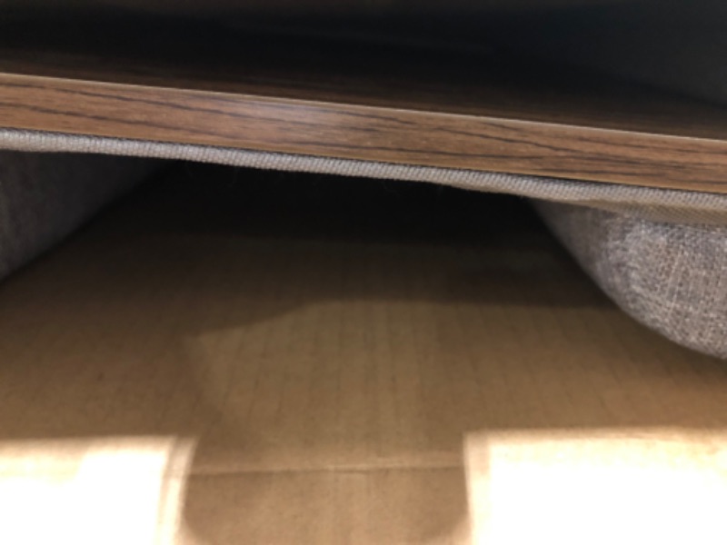 Photo 1 of HUANUO Lap Desk - Fits up to 17 inches Laptop Desk, Built in Mouse Pad & Wrist Pad for Notebook, MacBook, Tablet, Laptop Stand with Tablet, Pen & Phone Holder - HNLD6 Dark Woodgrain
