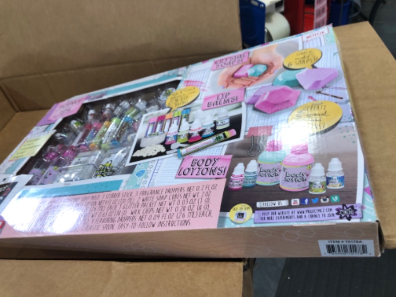 Photo 3 of Project Mc2 Ultimate Spa Studio Stem Science Cosmetic Kit by Horizon Group USA & Chemistry Lab Stem Science Kit by Horizon Group USA, DIY 10 Great Science Fair Experiments Spa Studio + Chemistry Lab Stem