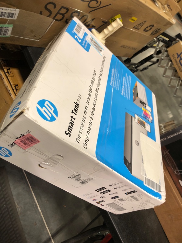 Photo 2 of HP Smart-Tank 5101 Wireless All-in-One Ink-Tank Printer with up to 2 Years of Ink Included (1F3Y0A),White