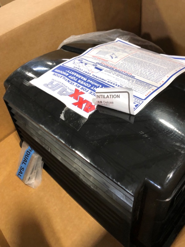 Photo 1 of Maxxair 503.1504 (00-933069) Black Vent Cover, 14" x 14" Cut-Out