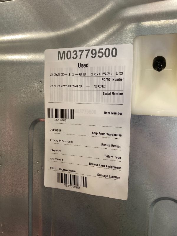 Photo 10 of Frigidaire Garage-Ready 20-cu ft Top-Freezer Refrigerator (Fingerprint Resistant Stainless Steel)