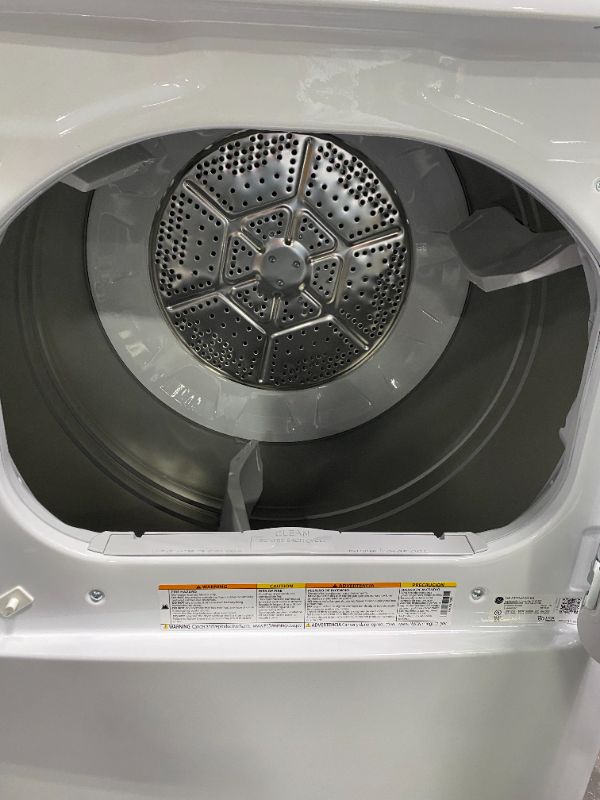 Photo 1 of GE 7.2-cu ft Electric Dryer (White)