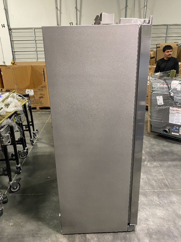 Photo 1 of Frigidaire Gallery 22.3-cu ft Counter-depth Side-by-Side Refrigerator with Ice Maker (Fingerprint Resistant Stainless Steel) ENERGY STAR