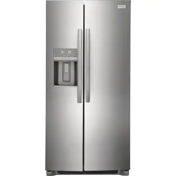 Photo 1 of Frigidaire Gallery 22.3-cu ft Counter-depth Side-by-Side Refrigerator with Ice Maker (Fingerprint Resistant Stainless Steel) ENERGY STAR