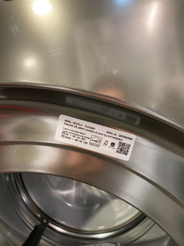 Photo 4 of LG TurboSteam 7.4-cu ft Stackable Steam Cycle Smart Electric Dryer (Graphite Steel) ENERGY STAR