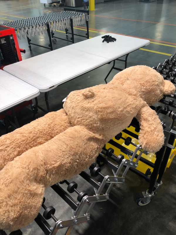 Photo 1 of MaoGoLan Giant Big Teddy Bear 4 Feet 47 inch Life Size Tan Plush Bear Brown Stuffed Animal for Children Boyfriend Tan 47 inches