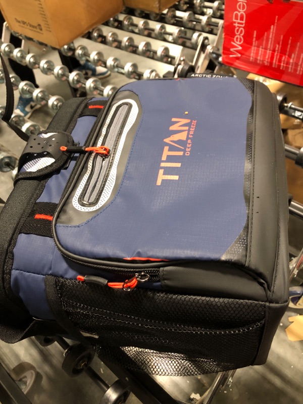 Photo 3 of Arctic Zone Titan Deep Freeze Zipperless Hardbody Coolers - Sizes: 9, 16, 30 and 48 Can - Colors: Navy, Moss, Process Blue, Pine, Citrus, Gray, Blue Lagoon Blue 16 Can