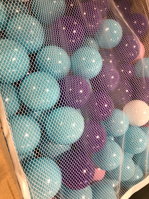 Photo 3 of Click N Play Ball Pit Balls for Kids, Plastic Refill 2.3 Inch Balls, 400 Pack, 5 Pastel Colors, Phthalate and BPA Free, Includes