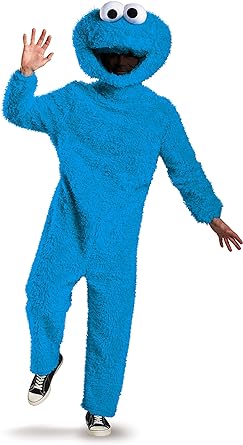 Photo 1 of Disguise Men's Full Plush Cookie Monster Prestige Adult Costume