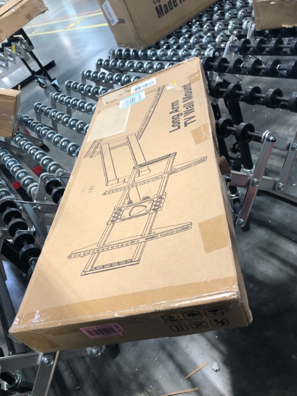 Photo 1 of MOUNTUP Long Arm TV Wall Mount for Most 37''-75'' TVs, Corner TV Wall Mount with 30'' Extension Full Motion TV Mount with Swivel Tilt Max VESA 600x400mm Load Up to 88 LBS, Fit 16/18/24'' Stud MU0019 30 INCH LONG ARM MOUNT