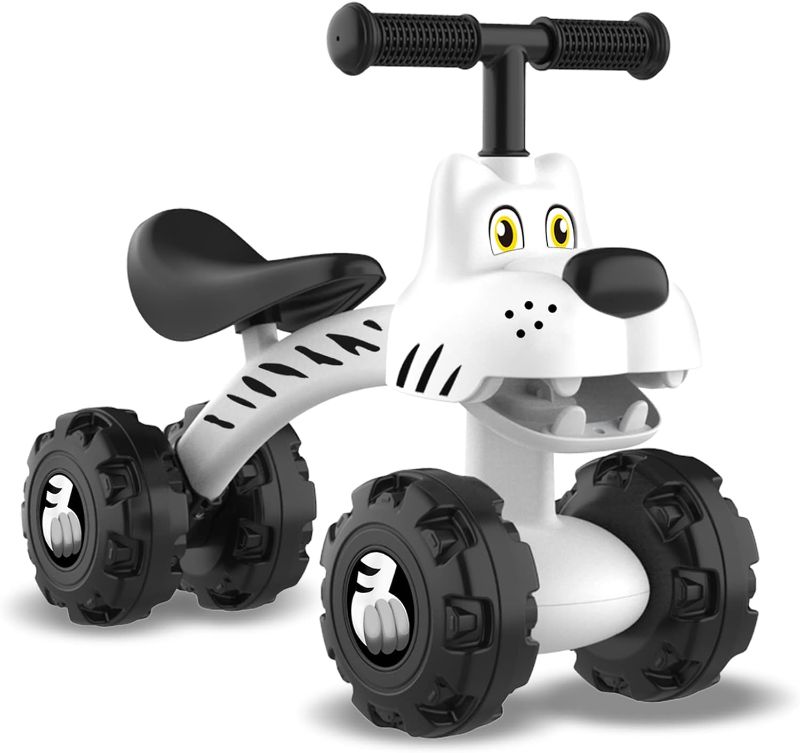 Photo 1 of Baby Balance Bike for 1 2 Year Old Boys Girls, 12-24 Month Toddler Balance Bike, Riding Toys with 4 Wheels, First Birthday Gift Christmas