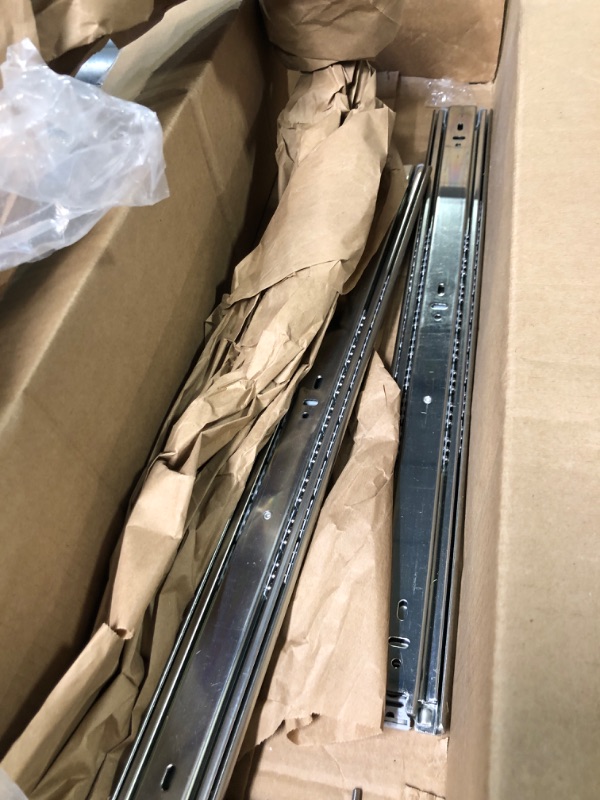 Photo 1 of 20 Inch Hydraulic Soft Close Full Extension Ball Bearing Drawer Slide (1 Pair)