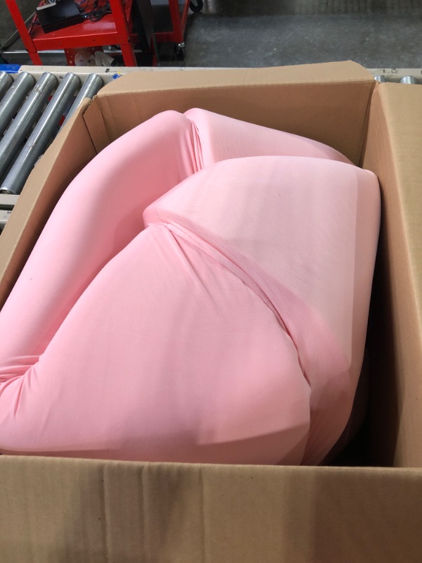 Photo 1 of HARBOLLE Baby Ball Pit Soft Round Memory Foam Ball Pits NOT Included Balls Indoor Outdoor Playpen for Babies Toddlers Kids Infants for Girls Boys, Pink Light Pink