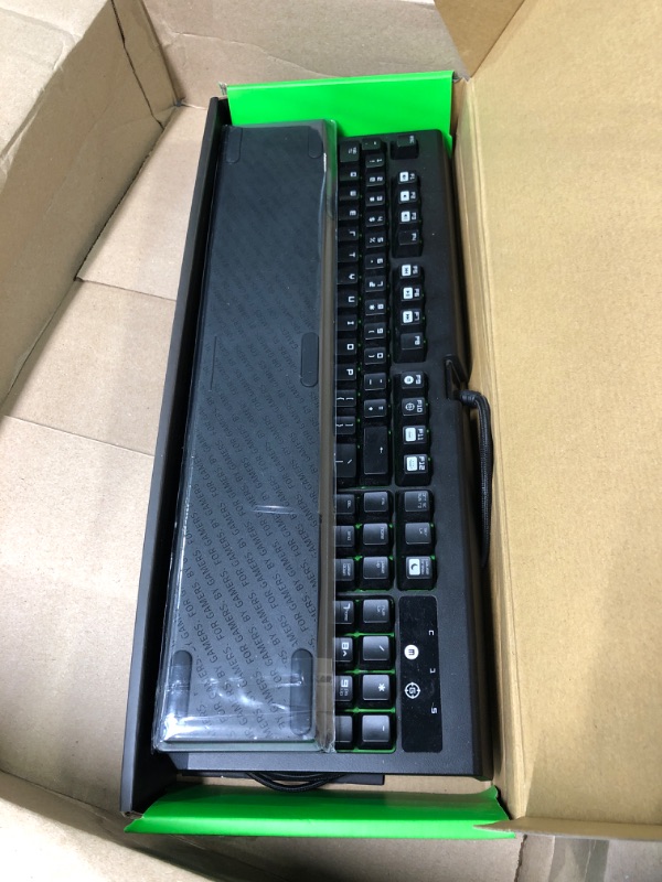 Photo 4 of Razer Huntsman V3 Pro Gaming Keyboard: Analog Optical Switches w/Rapid Trigger & Adjustable Actuation - Media Keys & Dial - Doubleshot PBT Keycaps - Aluminum Top Plate - Wrist Rest Full Size
