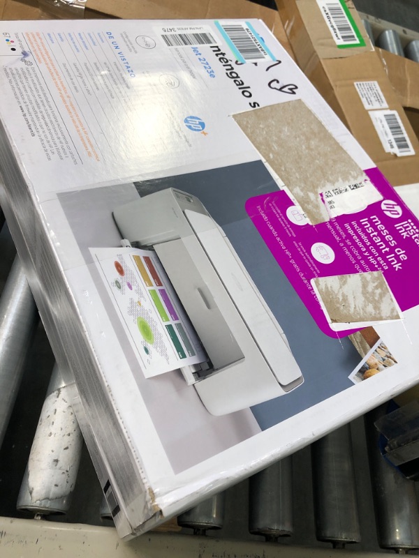 Photo 2 of ***ITEM DOES NOT HAVE INK*** 

HP DeskJet 2723e All-in-One Wireless Color Inkjet Printer?Print Scan Copy - LCD Display, 4800 x 1200 dpi