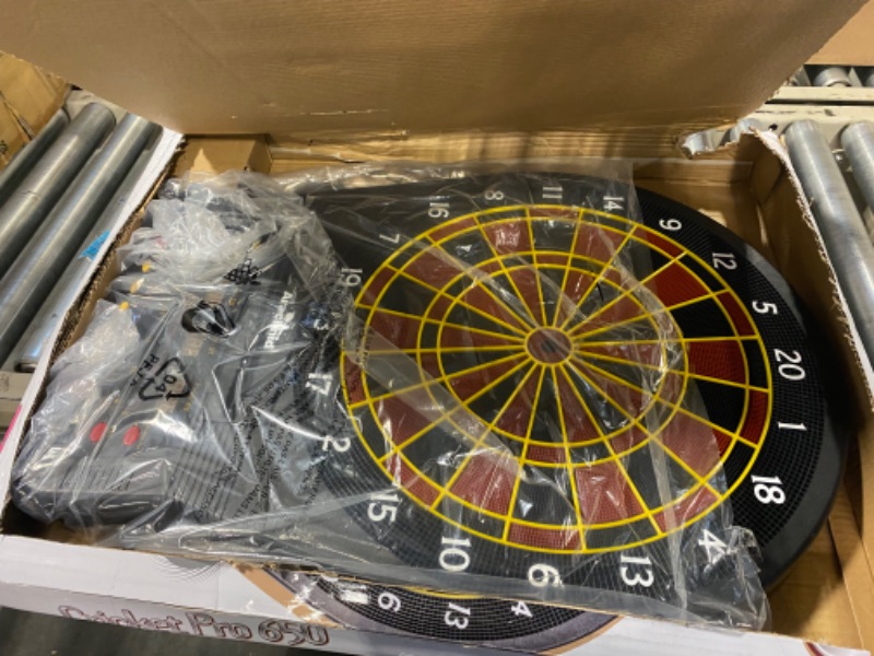 Photo 3 of Arachnid Cricket Pro Tournament-quality Electronic Dartboard with Micro-thin Segment Dividers for Dramatically Reduced Bounce-outs and NylonTough Segments for Improved Durability and Playability