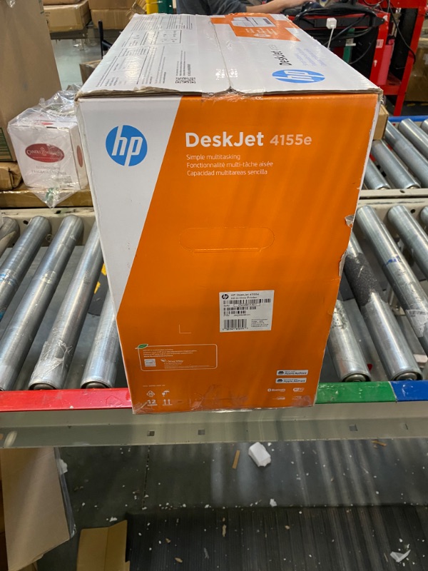 Photo 2 of HP DeskJet 4155e Wireless Color All-in-One Printer & 67XL Tri-Color High-Yield Ink Cartridge | 3YM58AN & 67XL Black High-Yield Ink Cartridge | 3YM57AN Printer + Tri-color Ink + Black Ink