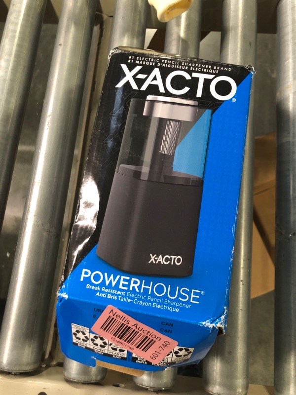 Photo 2 of X-ACTO® Powerhouse® Electric Pencil Sharpener, Black Black Vertical