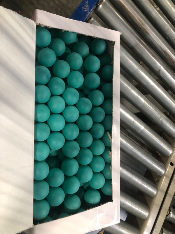Photo 1 of 120 pack colored ping pong decoration dark green