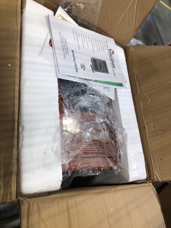 Photo 1 of Dr Infrared Heater DR998, 1500W, Advanced Dual Heating System with Humidifier and Oscillation Fan and Remote Control, Cherry
