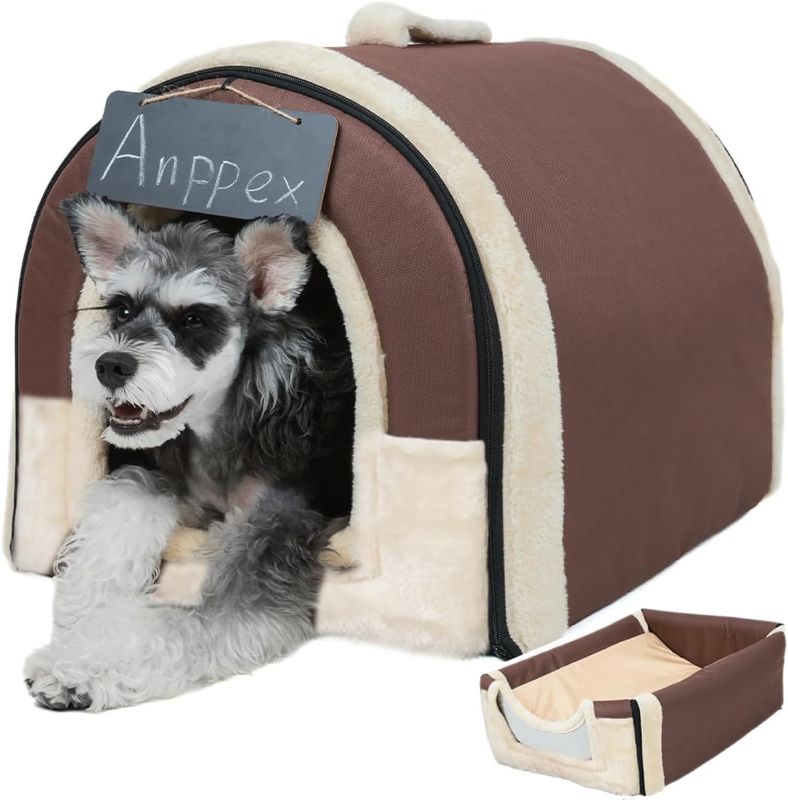 Photo 1 of anppex dog house brown xl 