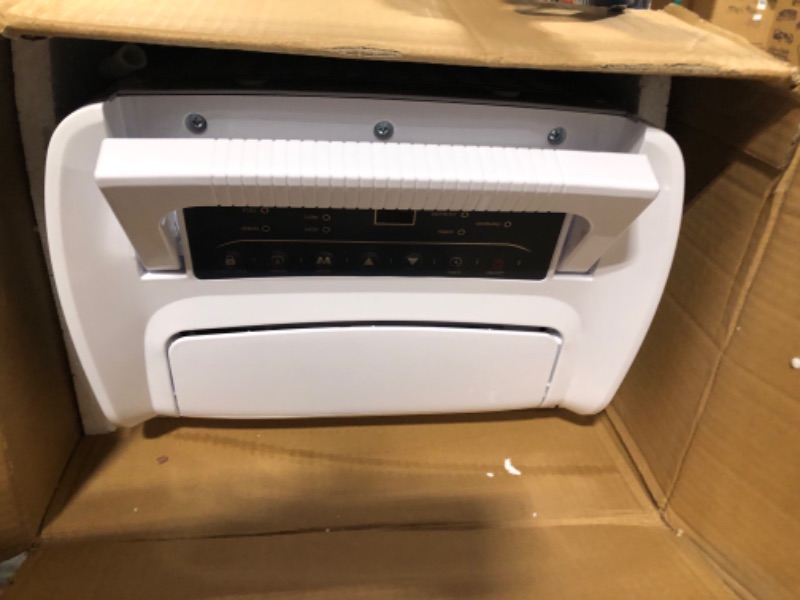 Photo 3 of AIRPLUS 4,500 Sq.Ft 70 Pint Dehumidifiers for Basement and Home-with Drain Hose,Efficient,Energy-with Dual Protection and 4 Smart Modes,24H Timer,Defrost,for Large room 70 Pints