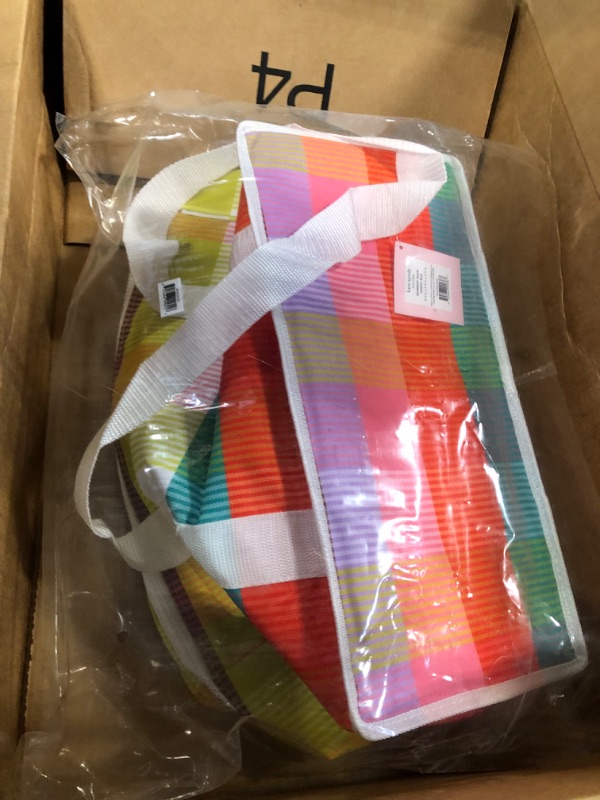 Photo 2 of kate spade rainbow plaid lunch bag