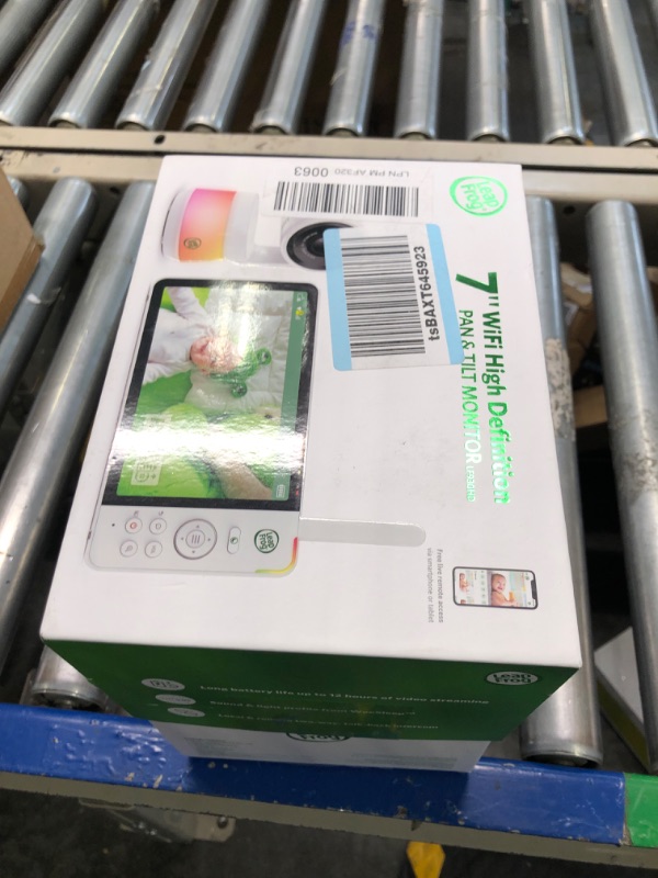 Photo 1 of LeapFrog LF930HD 1080p Smart Remote Access Baby Monitor, 360° Pan & Tilt, 7” 720p HD Display, Color Night Light, Color Night Vision, Two-Way Intercom 7" LCD