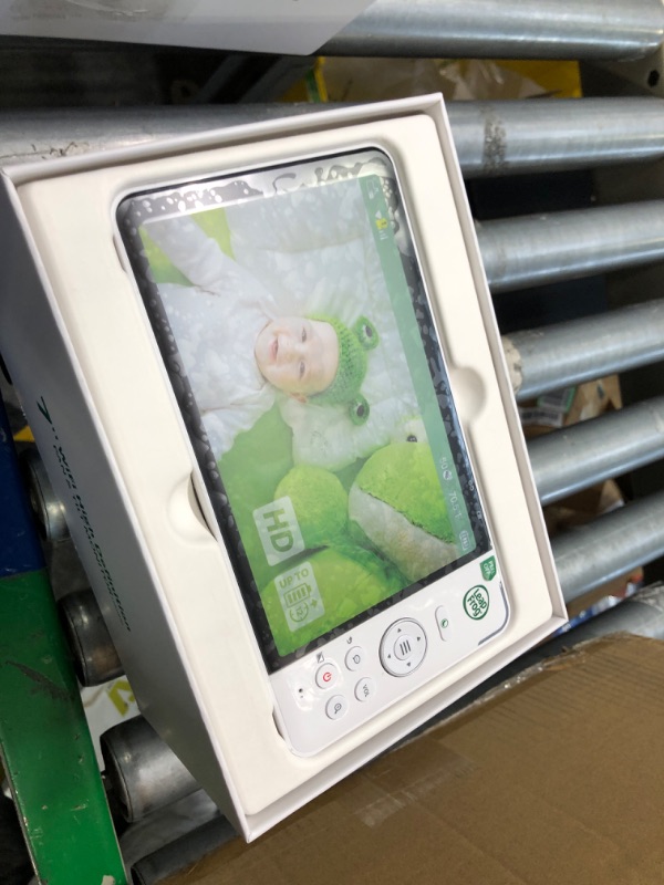 Photo 1 of LeapFrog LF930HD 1080p Smart Remote Access Baby Monitor, 360° Pan & Tilt, 7” 720p HD Display, Color Night Light, Color Night Vision, Two-Way Intercom 7" LCD