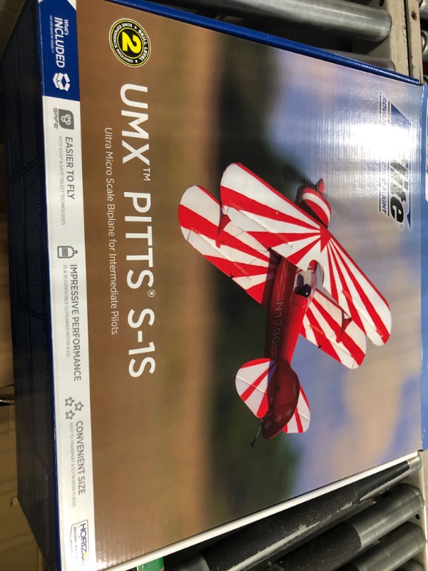 Photo 1 of E-flite RC Airplane UMX Pitts S-1S BNF Basic Transmitter Battery and Charger Not Included with AS3X and Safe Select EFLU15250
