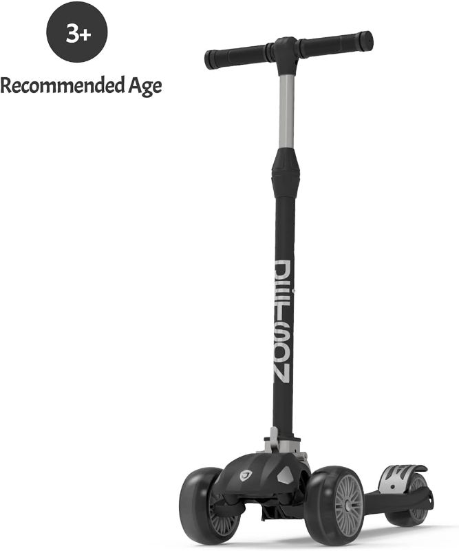 Photo 1 of 
Jetson Scooters - Triton 3 Wheel Kick Scooter (Black) - Collapsible Portable Kids Three Wheel Push Scooter - Lightweight Folding Design - High Stability.