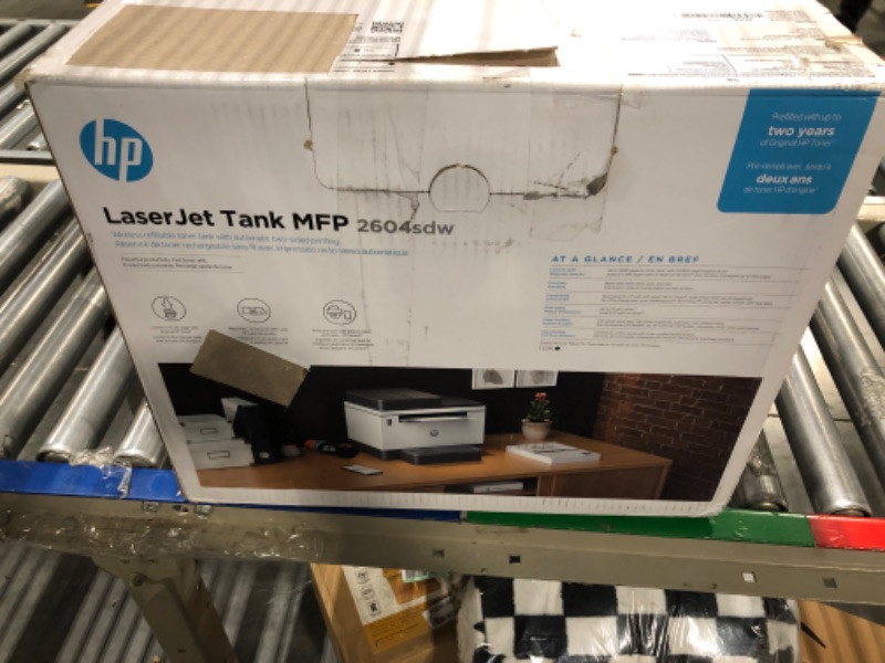 Photo 2 of HP LaserJet-Tank MFP 2604sdw Wireless Black & White Printer Prefilled With Up to 2 Years of Original HP-Toner (381V1A) New version