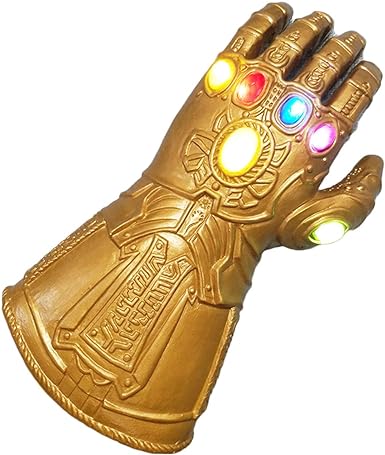 Photo 1 of ***ITEM DOESNT LIGHT UP BUT FINGERS BEND***

BengPro Infinity War PVC Light Up Electronic Fist Halloween Cosplay Props (Light Up Glove - Adult)