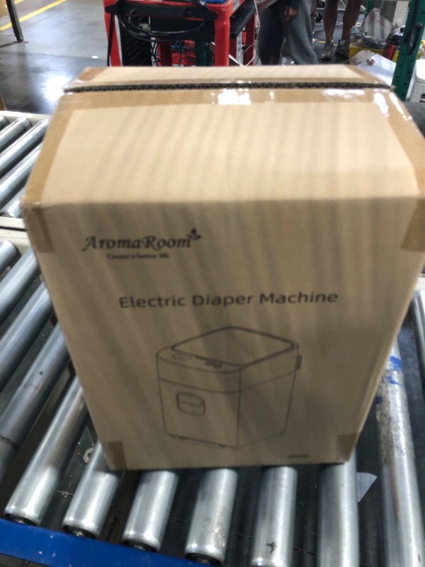 Photo 1 of AromaRoom Diaper Pail Fully Anti-Odor, Individually Sealed Odor-Locking, Odor Free Baby Diaper Trash Can, Hands-Free Auto-Packing & Changing Bags DP3201-2